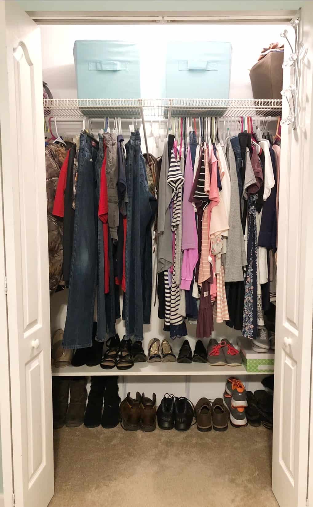 How To Organize Your Shared Closet