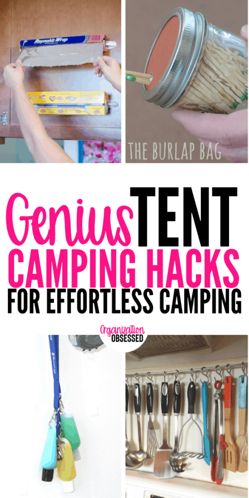 TENT CAMPING HACKS Organization Obsessed