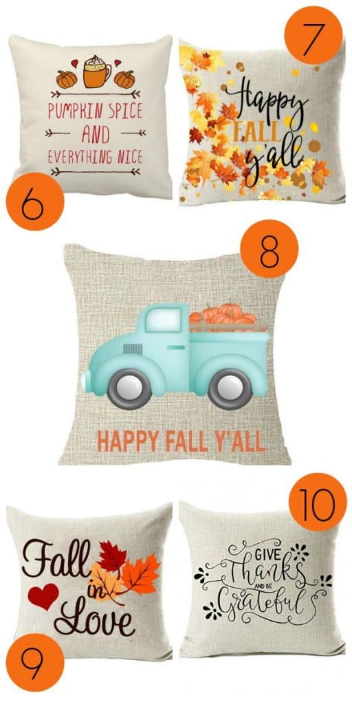 Cheap Fall Throw Pillows To Decorate For Fall