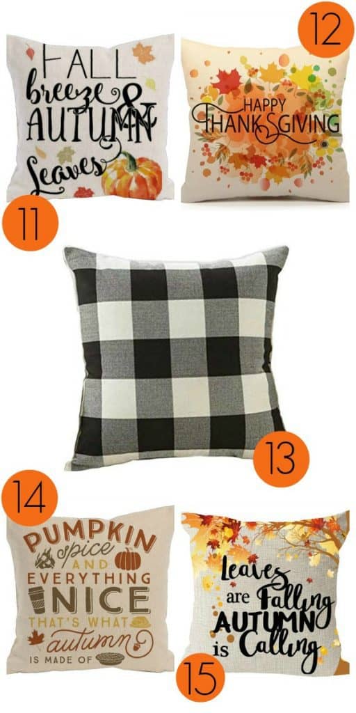 Cheap Fall Throw Pillows To Decorate For Fall