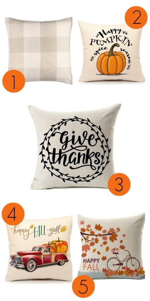 Cheap Fall Throw Pillows To Decorate For Fall