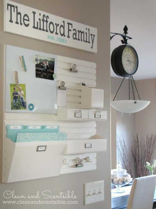 Command Center Ideas For Your Family