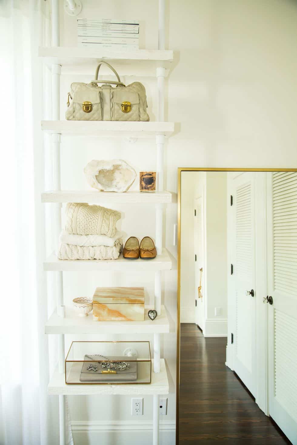 closet organization ideas using shelving