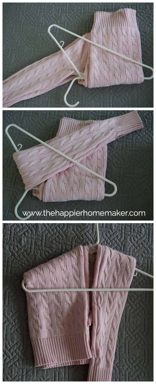 how to hang your sweaters