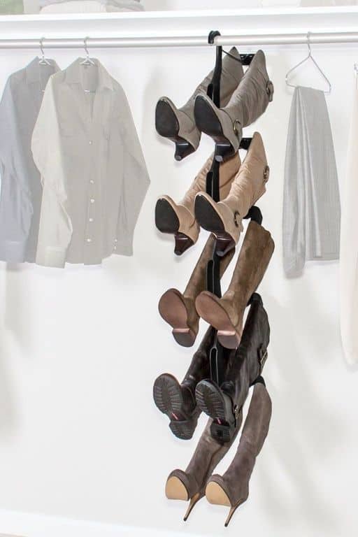 boot hanger closet organization ideas