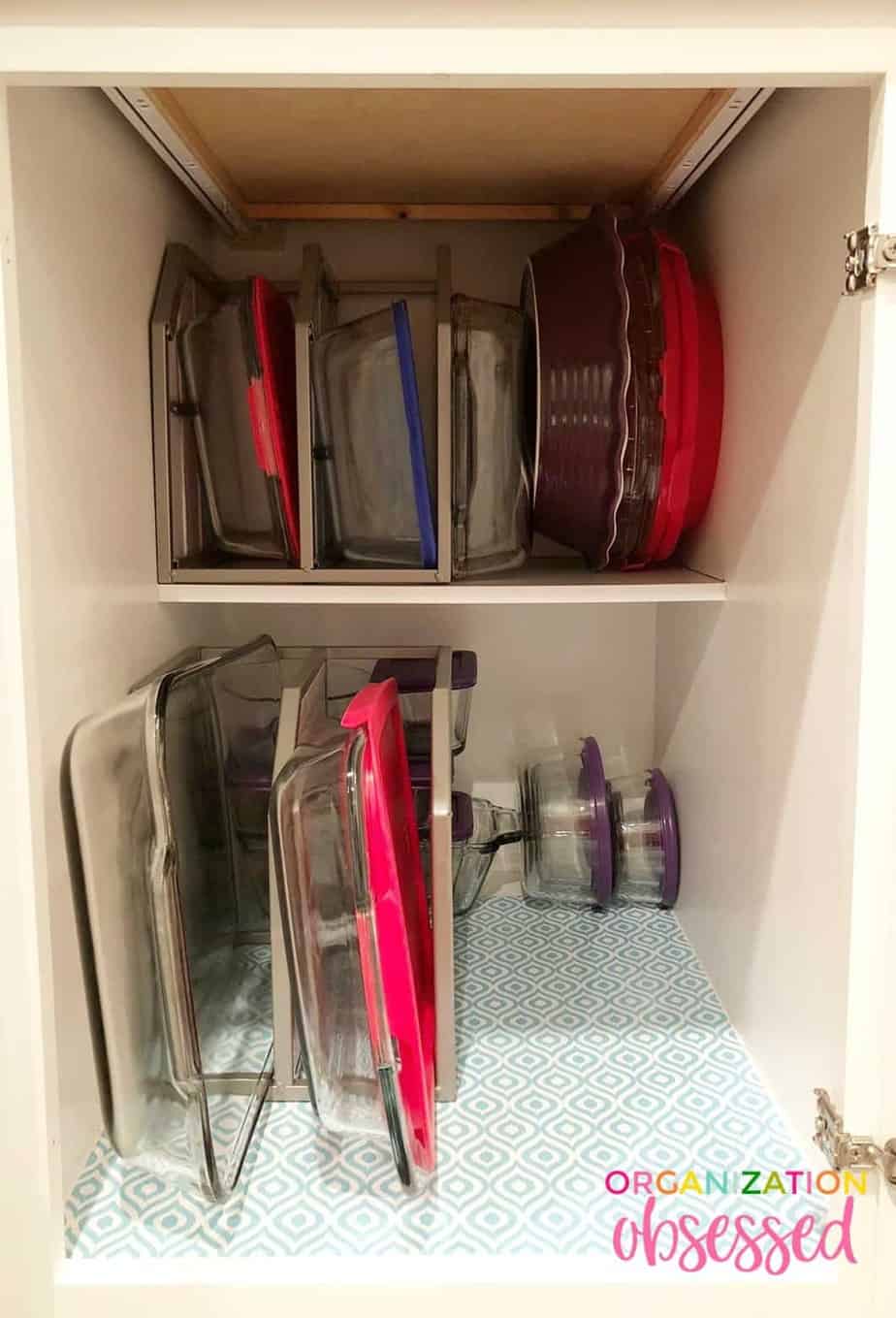 How To Organize Baking Dishes Organization Obsessed