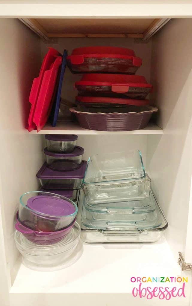 How To Organize Baking Dishes