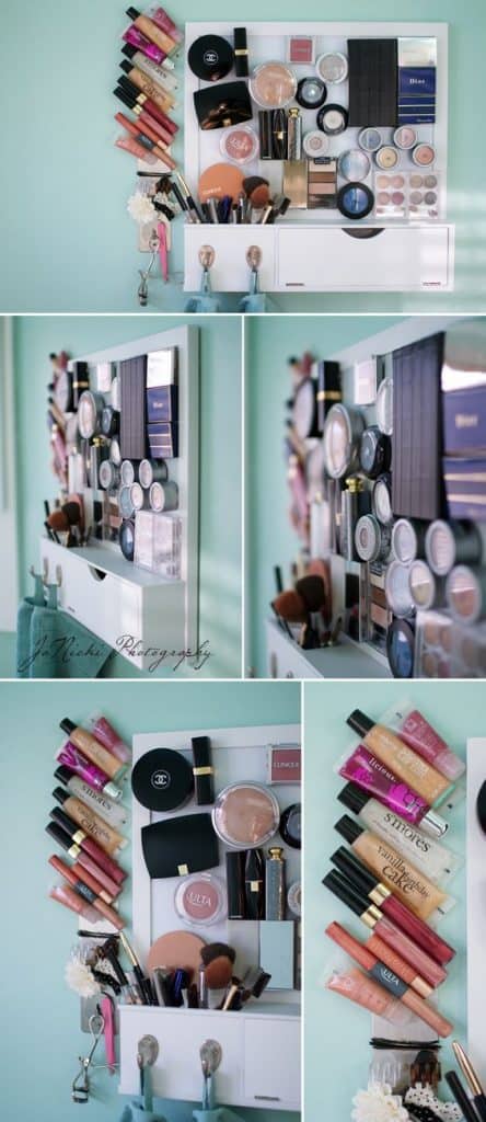 Ideas To Organize Makeup In a Small Bathroom