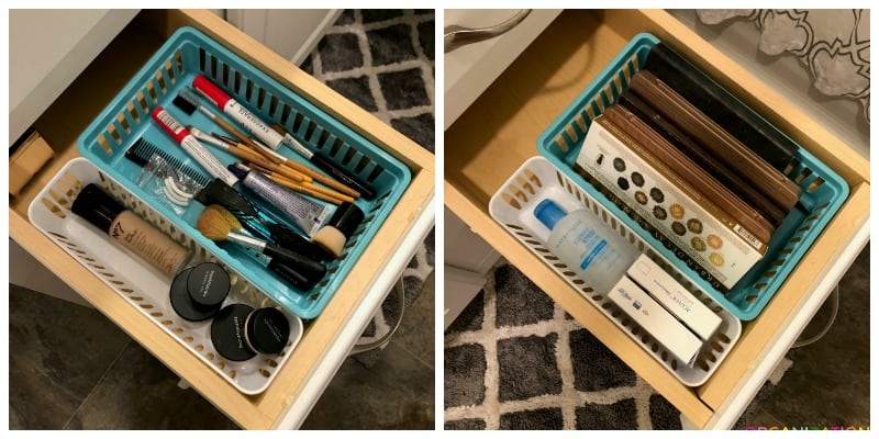 Bathroom Makeup & Vanity Organization