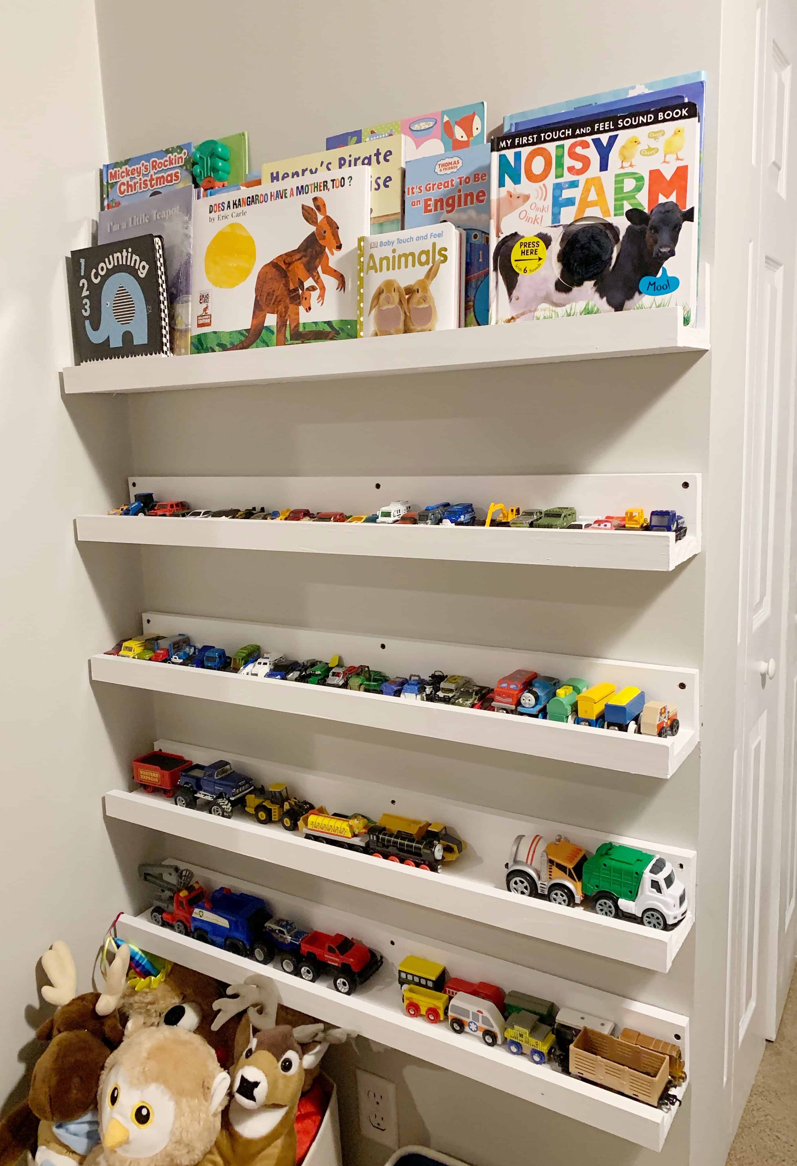 hot wheels car shelf