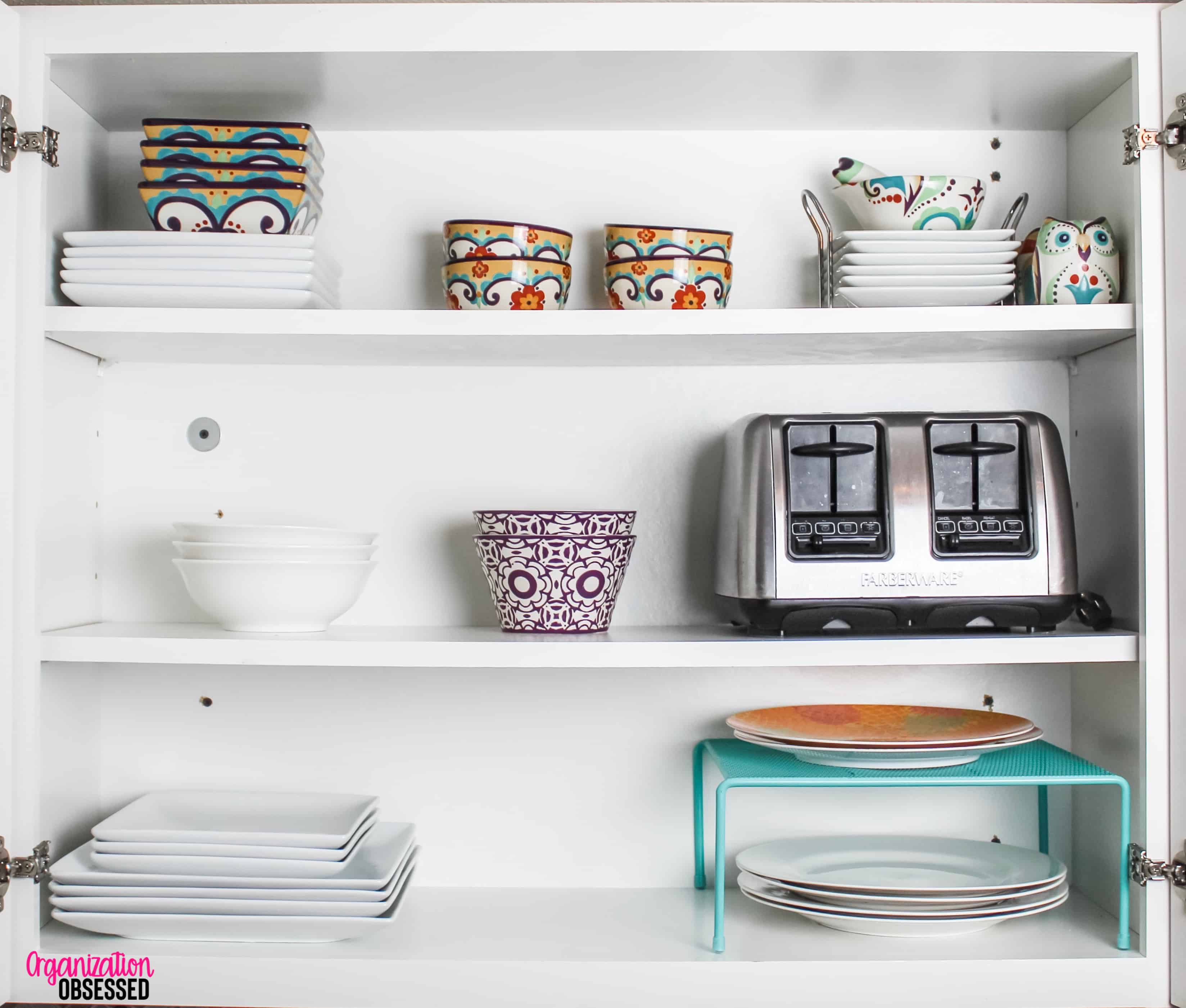 Cabinet Shelf Kitchen Organizer for less than $20