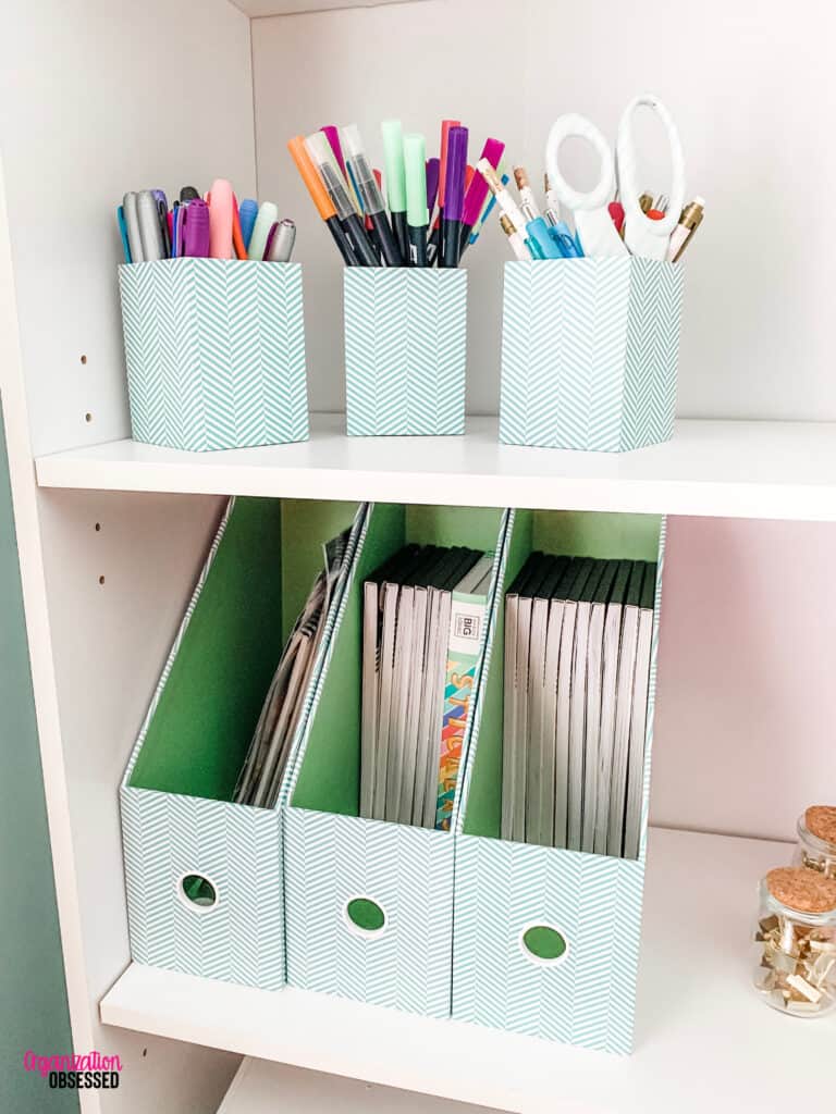 How To Organize Planner Supplies - Domestically Creative